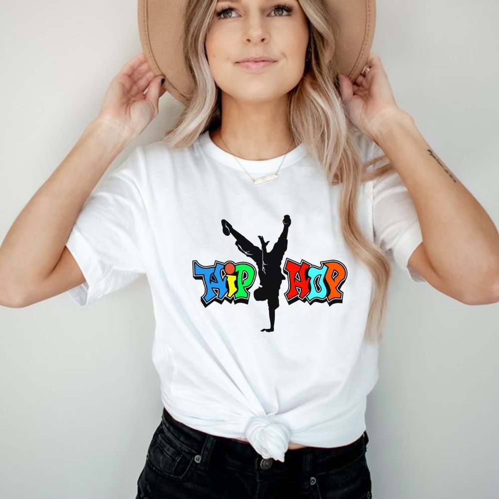 Hip Hop T-Shirt Cotton Unisex- Hip Hop Dance Music Festival Gift T shirt